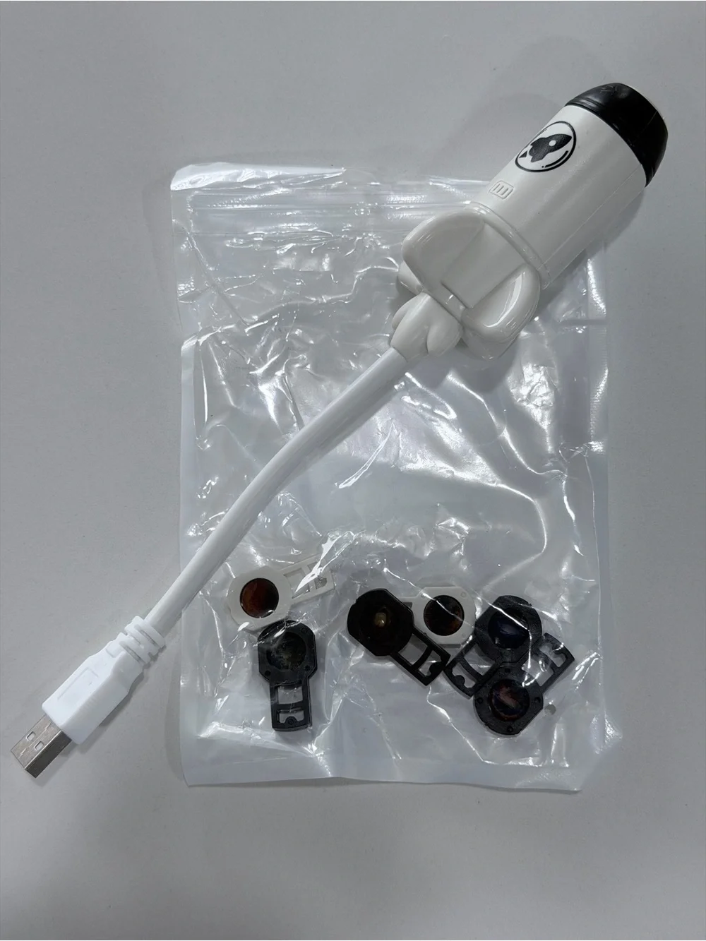 Mini Rocket-Shaped Starry Sky Atmosphere Projector Lamp